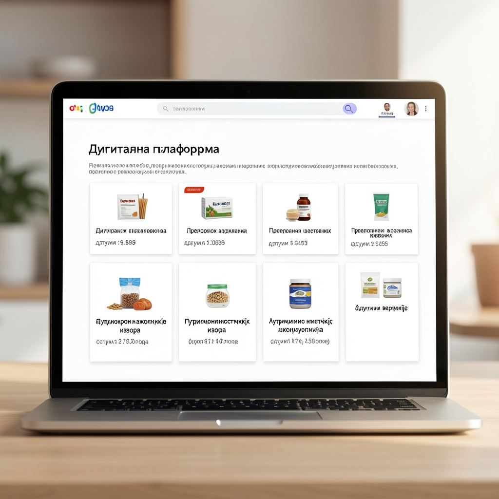 Дигитална платформа са прегледом ажурираних нутриционистичких извора и датумима верификације